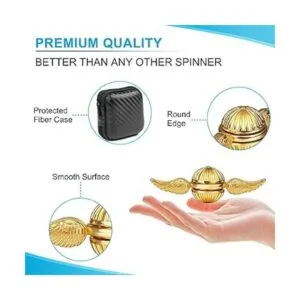 Gold Wizard Fidget Spinners de metal para niños y adultos_2