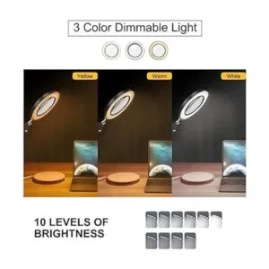 5 lupas con luz 3 luces LED ajustables 10 luces LED de_3