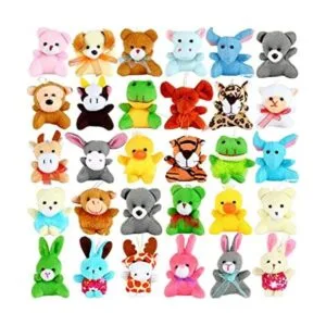 Paquete de 32 mini juguetes de peluche de animales para_1