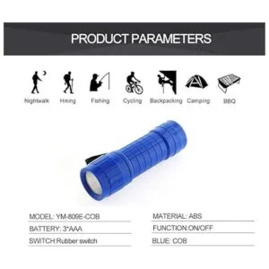 Paquete de 30 mini linternas 5 colores linterna LED COB_4