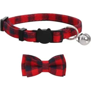 SLSON 4 collares de gato con campanilla para gatos con