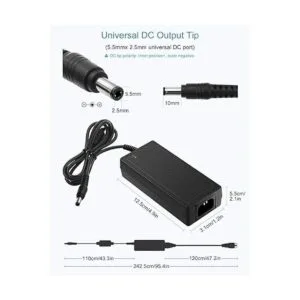 Fuente de alimentación de 12 V 6 A 72 W adaptador de CA_3