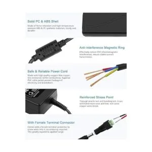 Fuente de alimentación de 12 V 6 A 72 W adaptador de CA_5