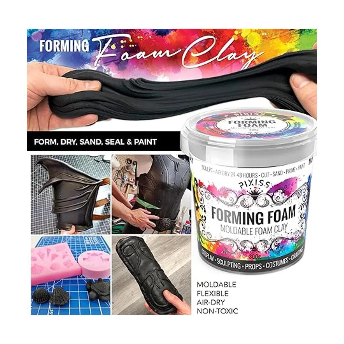 Pixiss Espuma escultora de arcilla de espuma para