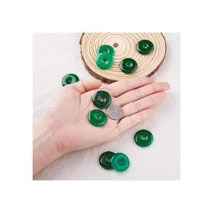 Fashewelry Dijes de cuentas de disco de moneda de dona de_3