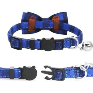 SLSON 4 collares de gato con campanilla para gatos con