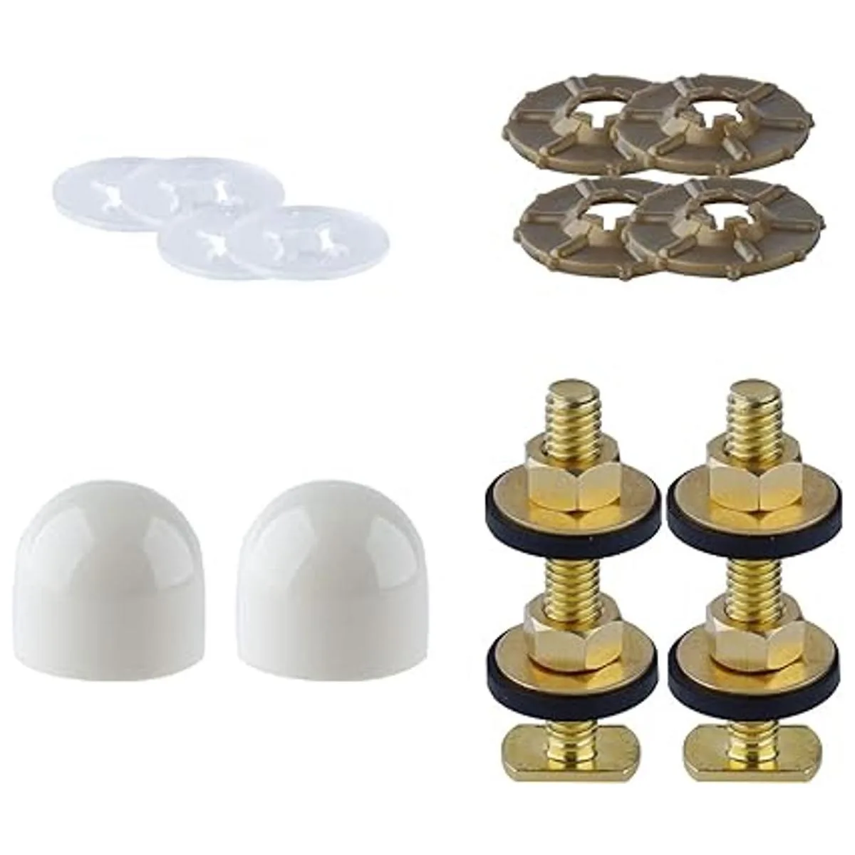 Juego de pernos y tapas para el suelo del inodoro_4