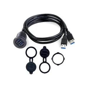 Kework Cable de montaje empotrado USB 3.0 Gris y 3.3ft_2