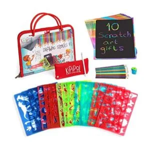 Kipipol Kit de plantillas de dibujo para niños a partir de_1