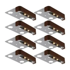 LEONLITE Paquete de 8 luces LED de bajo voltaje de 4_1