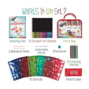 Kipipol Kit de plantillas de dibujo para niños a partir de_3