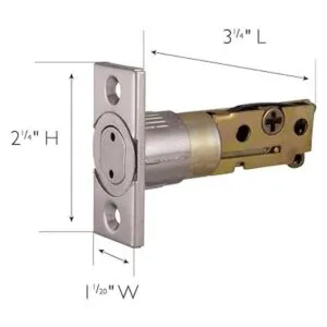 Design House 582247 6Way Infinity Pestillo de cerrojo