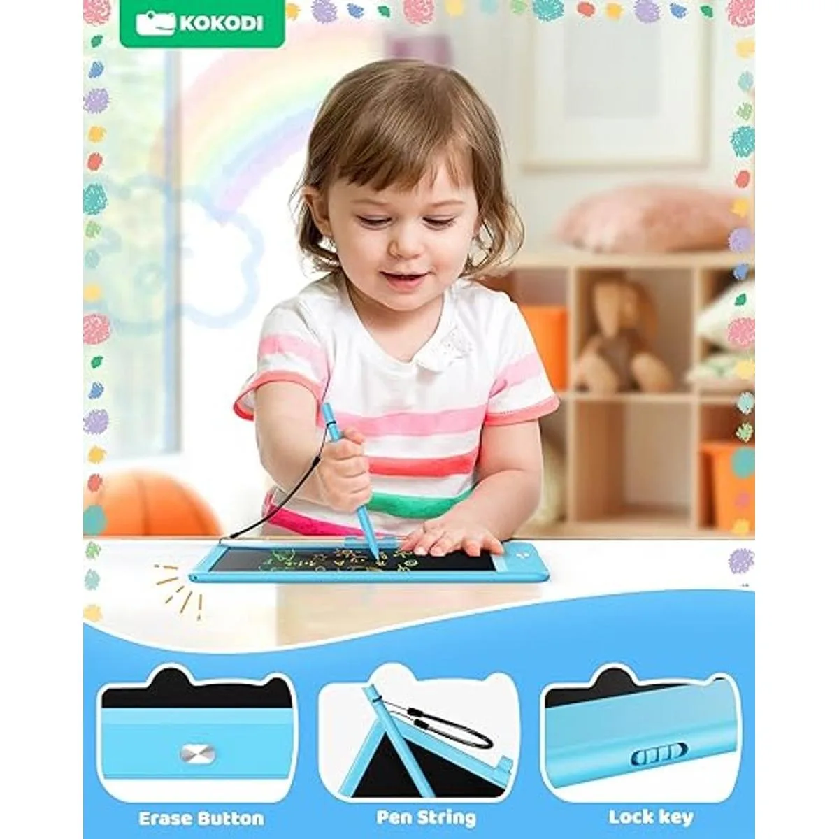 KOKODI Tableta de escritura LCD tableta de dibujo_4