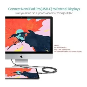 Cable USB C a Mini DisplayPort compatible con MacBook Pro_5