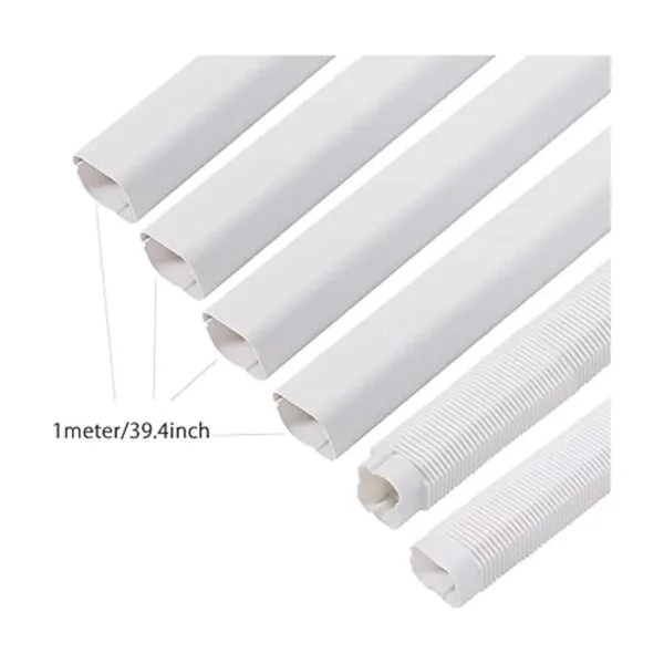 TAKTOPEAK Kit de cubierta decorativa de PVC de 3 pulgadas_2