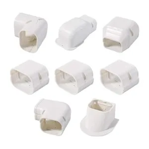 TAKTOPEAK Kit de cubierta decorativa de PVC de 3 pulgadas_3