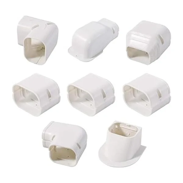 TAKTOPEAK Kit de cubierta decorativa de PVC de 3 pulgadas_3
