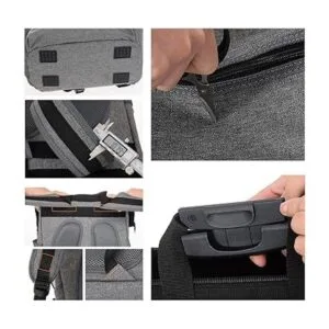 Justzon Mochila para herramientas con respaldo acolchado