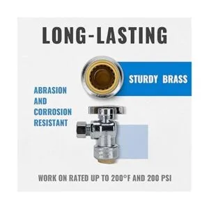 SUNGATOR Paquete de 12 válvulas de parada de ángulo 12_3