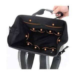 Justzon Mochila para herramientas con respaldo acolchado