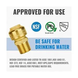 SUNGATOR Paquete de 6 adaptadores macho de 12 pulgadas_2