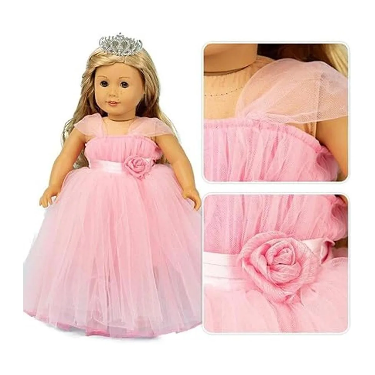 HWD Ropa y accesorios de muñeca para niñas disfraz de_3