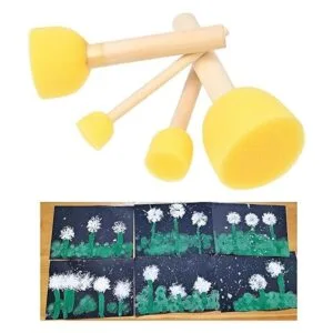 Kare Kind Juego de 30 esponjas redondas para pintar y_6