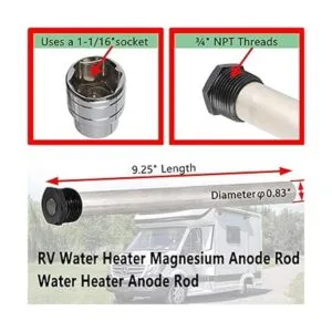 RV calentador de agua de ánodo de magnesio varilla de_4