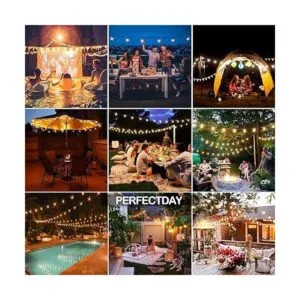 PERFECTDAY Tira de luces solares luces LED inastillables_4