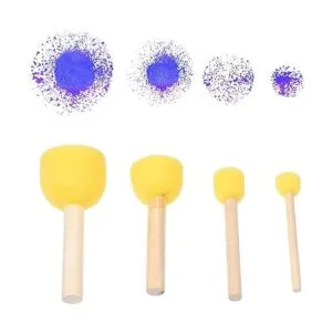 Kare Kind Juego de 30 esponjas redondas para pintar y_3