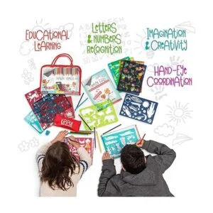 Kipipol Kit de plantillas de dibujo para niños a partir de_2