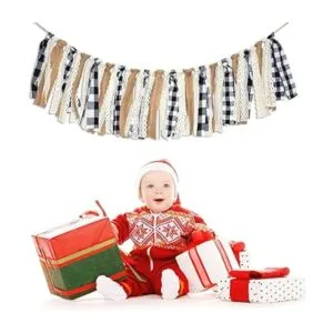 Rainlemon Bandera de cuadros de Buffalo a cuadros blanco y_3