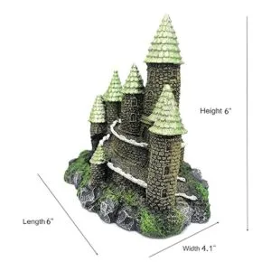 M2cbridge Decoración de acuario para castillo de pecera