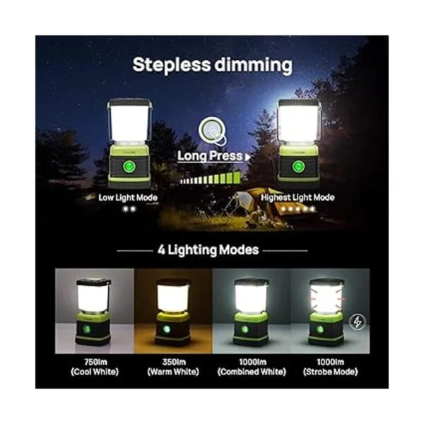 Linterna LED de camping recargable luces de camping_3