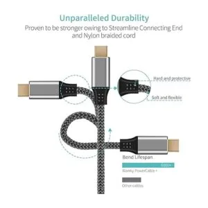 Cable USB C a Mini DisplayPort compatible con MacBook Pro_6