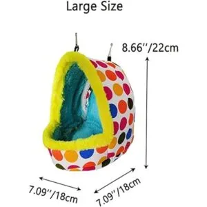 Litewoo Hamaca para cama de pájaro loro para invierno_2