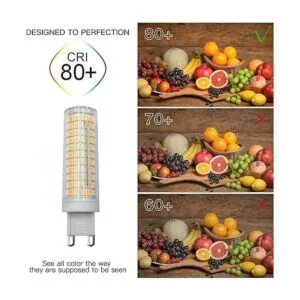 LXcom Bombilla LED G9 intensidad regulable 2 unidades_4