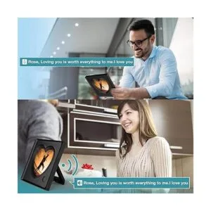 Marco de fotos personalizable con voz 20S marco de fotos