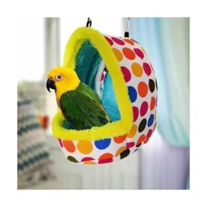 Litewoo Hamaca para cama de pájaro loro para invierno_3