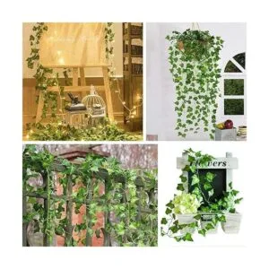 CQURE Paquete de 24 guirnaldas de hiedra artificial de 168_4