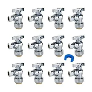 SUNGATOR Paquete de 12 válvulas de parada de ángulo 12_1