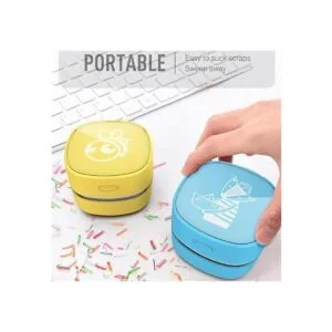 ODISTAR Aspiradora de escritorio mini barrendero de polvo_4