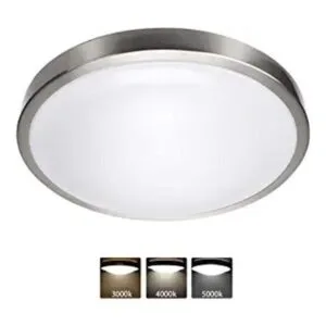 JACKYLED Lámpara de techo LED de 3 colores con