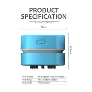 ODISTAR Aspiradora de escritorio mini barrendero de polvo_3