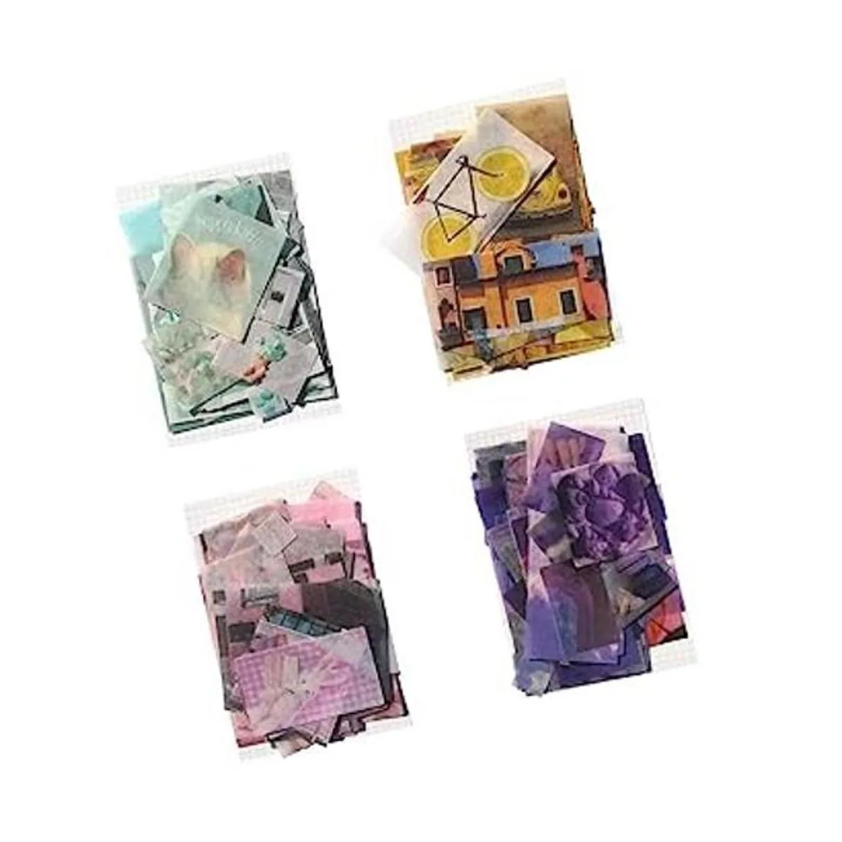 Juego de 280 calcomanías de papel kawaii Washi decoración_1