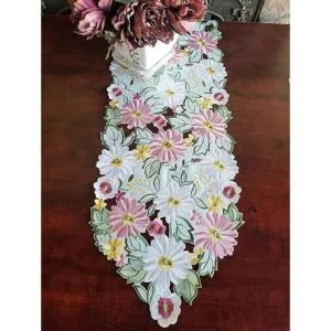 Camino de mesa de primavera de 13 x 34 pulgadas apliques_3