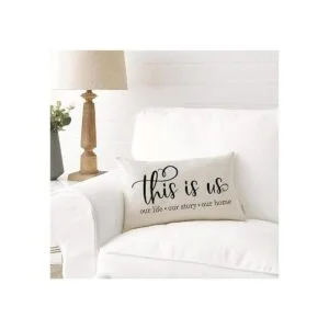 Meekio Farmhouse Fundas de cojín con cita en inglés_4