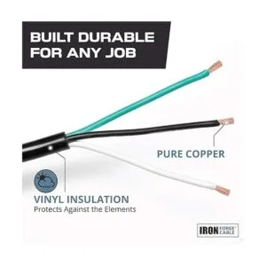 Cable de alimentación de repuesto de 12 AWG con extremo_4