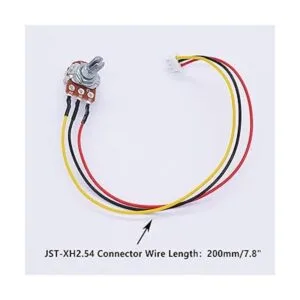 TWTADE Potenciómetro rotatorio lineal de 50 K ohmios WH148_2