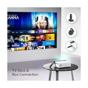 TMY Proyector de 7500 lúmenes con pantalla de proyector de_5